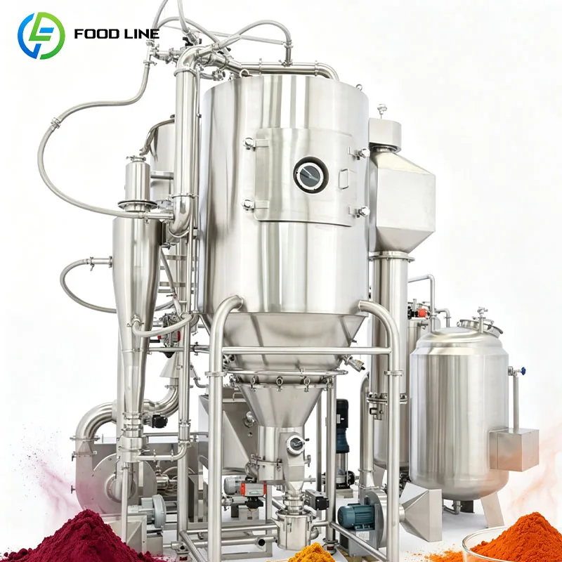 Commercial Spray Dryer Industrial Food Processing Machine for Starch Glucose Maltodextrin Powder Customized