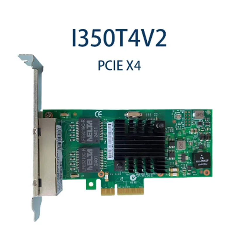 

【HASD】Для четырехпортовой гигабитной серверной сетевой карты I350 Pcie с четырехпортовым адаптером чипа NHI350AM4