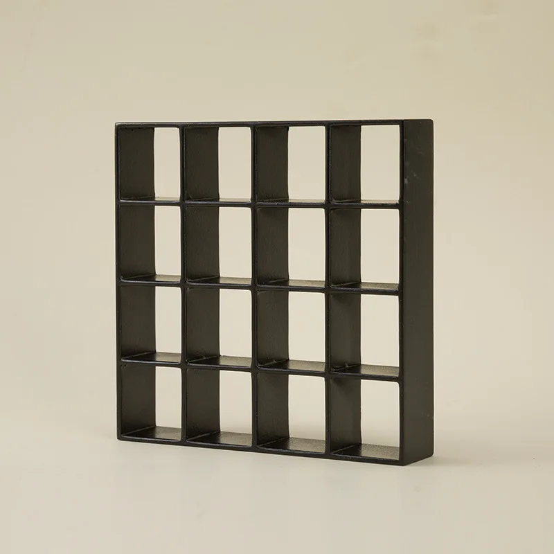 1:12 أثاث مصغر لبيت الدمى 16 شبكة خزانة عرض رف تخزين مصغر ديكور حلية #5