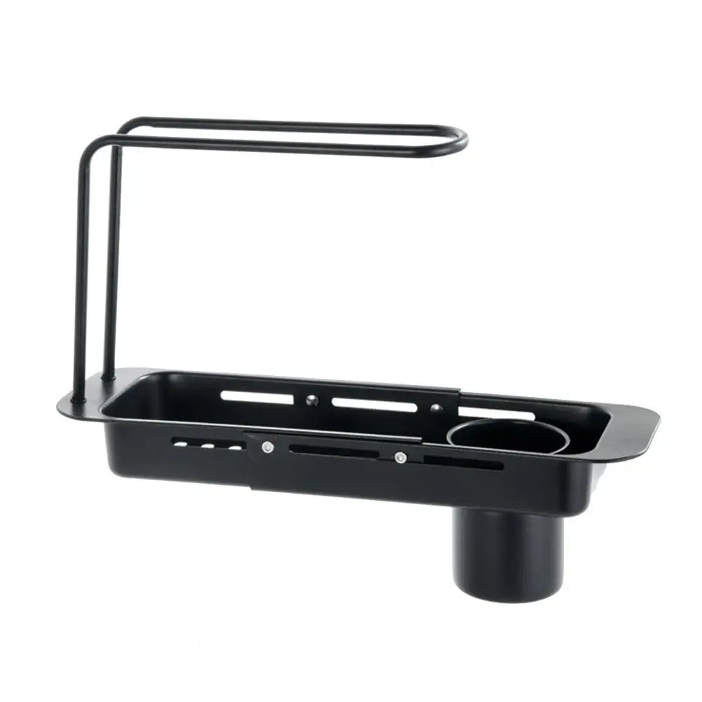 

Kitchen Sink Drain Rack Telescopic Large Capacity Stainless Steel Kitchen Sink Shelf Towel Rack Accessories