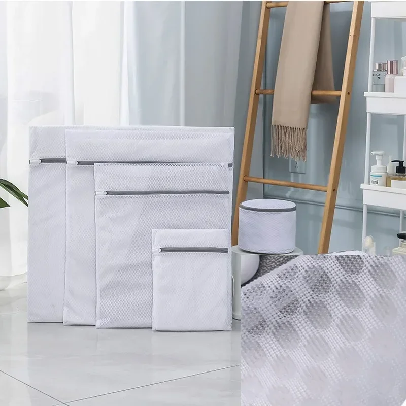 

Cloududa 5pcs Mesh Laundry Bags Various Sizes Durable Honeycomb Mesh Laundry Organizer Bags Reusable Washing Machines Bag