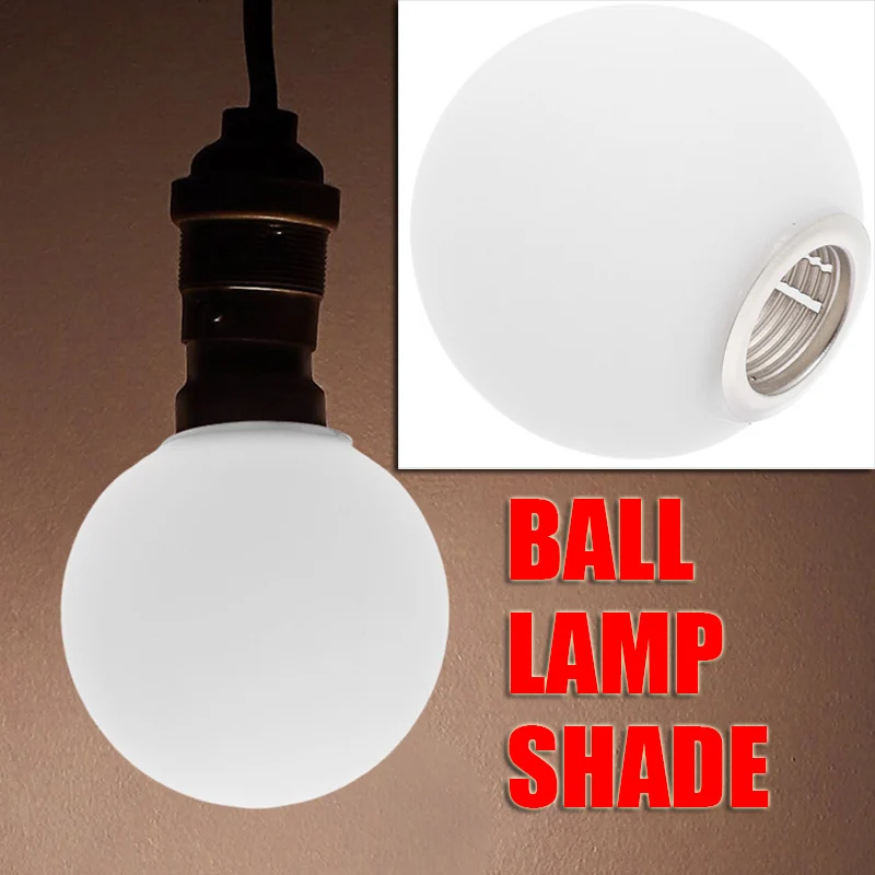 

2 Pcs Ball Lampshade Replacement Glass Frosted Shades Ceiling Light Globe for Pendant Lampshades for Table Light Ceiling Table