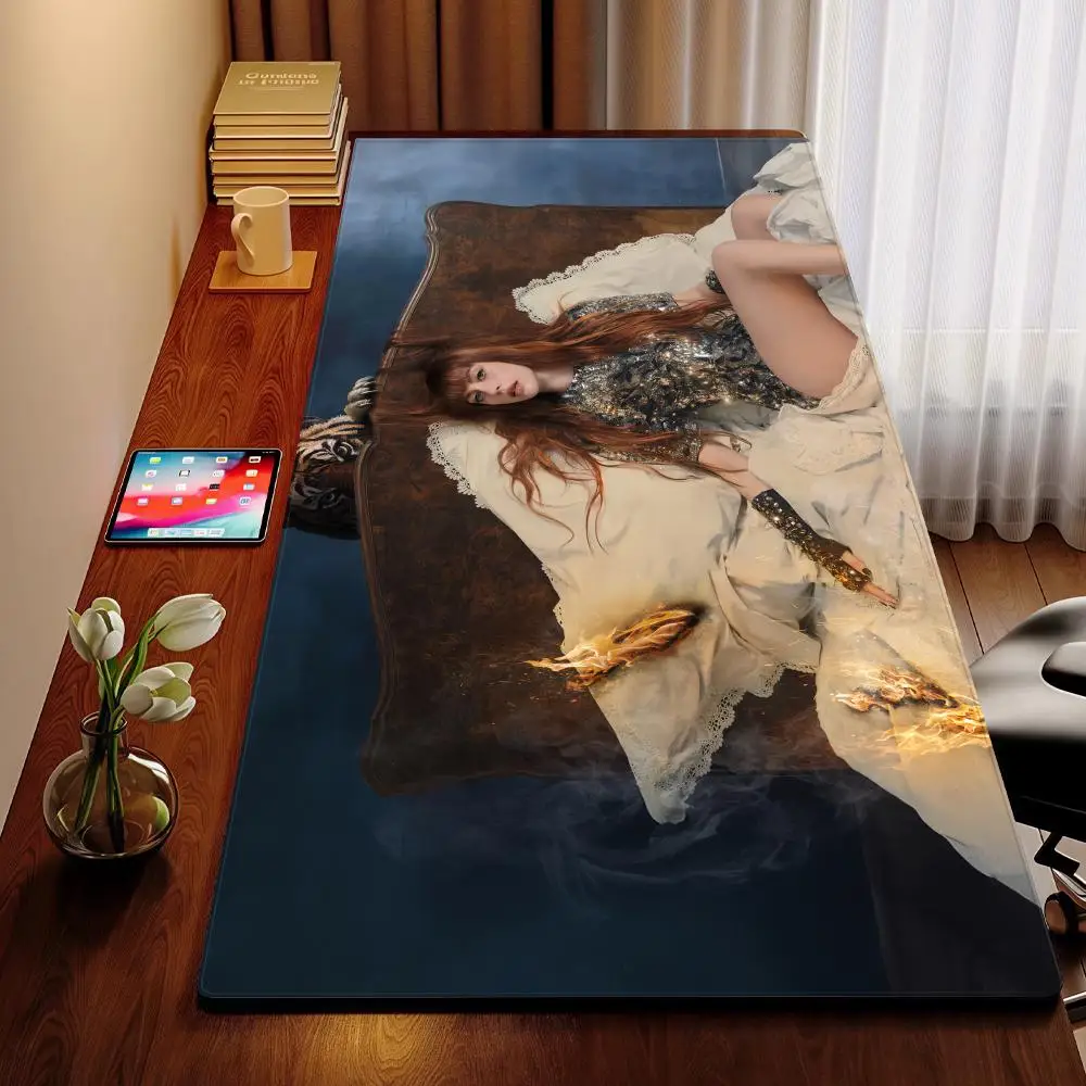 Alfombrilla de ratón Singer A-Annalisa XXL, accesorios para ordenador, teclado grande, alfombrilla de mesa para ordenador portátil, el nuevo producto, juegos para jugadores