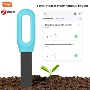 Tuya Zigbee Smart -Bodentester, Bluetooth, Luftfeuchtigkeit, Temperatur, Feuchtigkeitssensor, zelluläre Anwendung, Real -Time -Monitor für Pflanzen, Garten 8 Hauptverkaufsvideo Porter Zigbee - №5