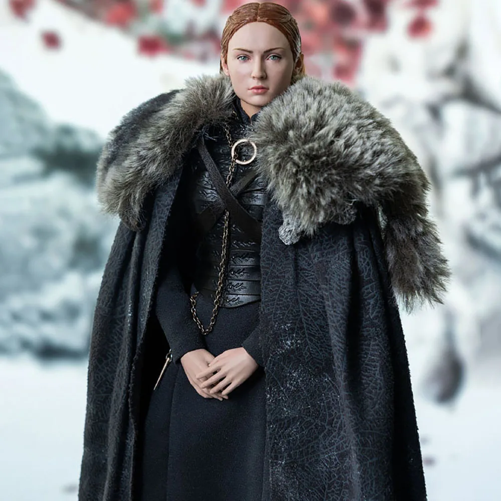 Threezero 3Z0100 1/6 Scale Collectible Sansa Sophie Turner 12 inch Female Soldier Action Figure Model Full Set Toy for Fans Gift