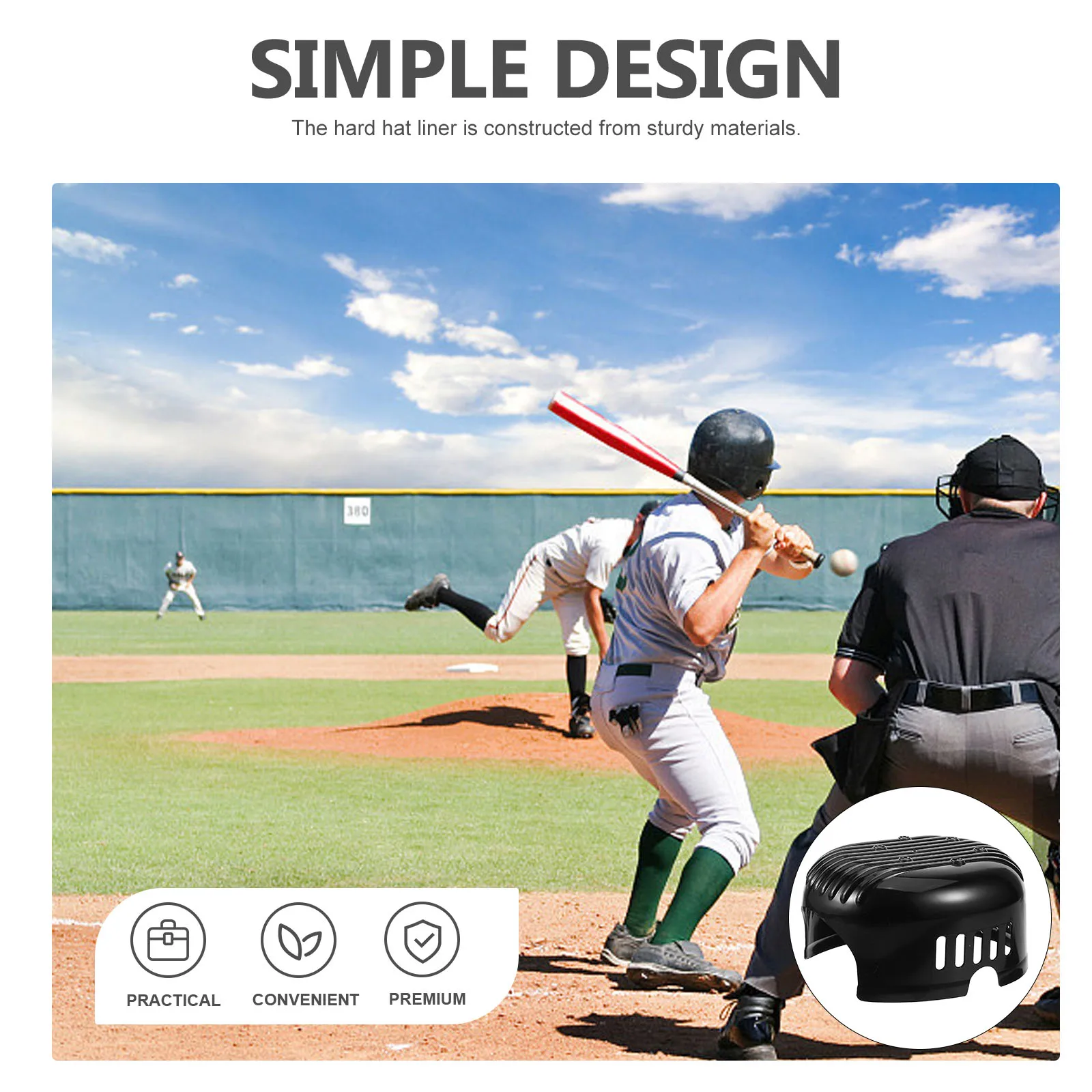 

Hard Hat Liner Safety Insert Liner Breathable Comfortable Skin Safe Universal Fit for Workshop Processing Construction