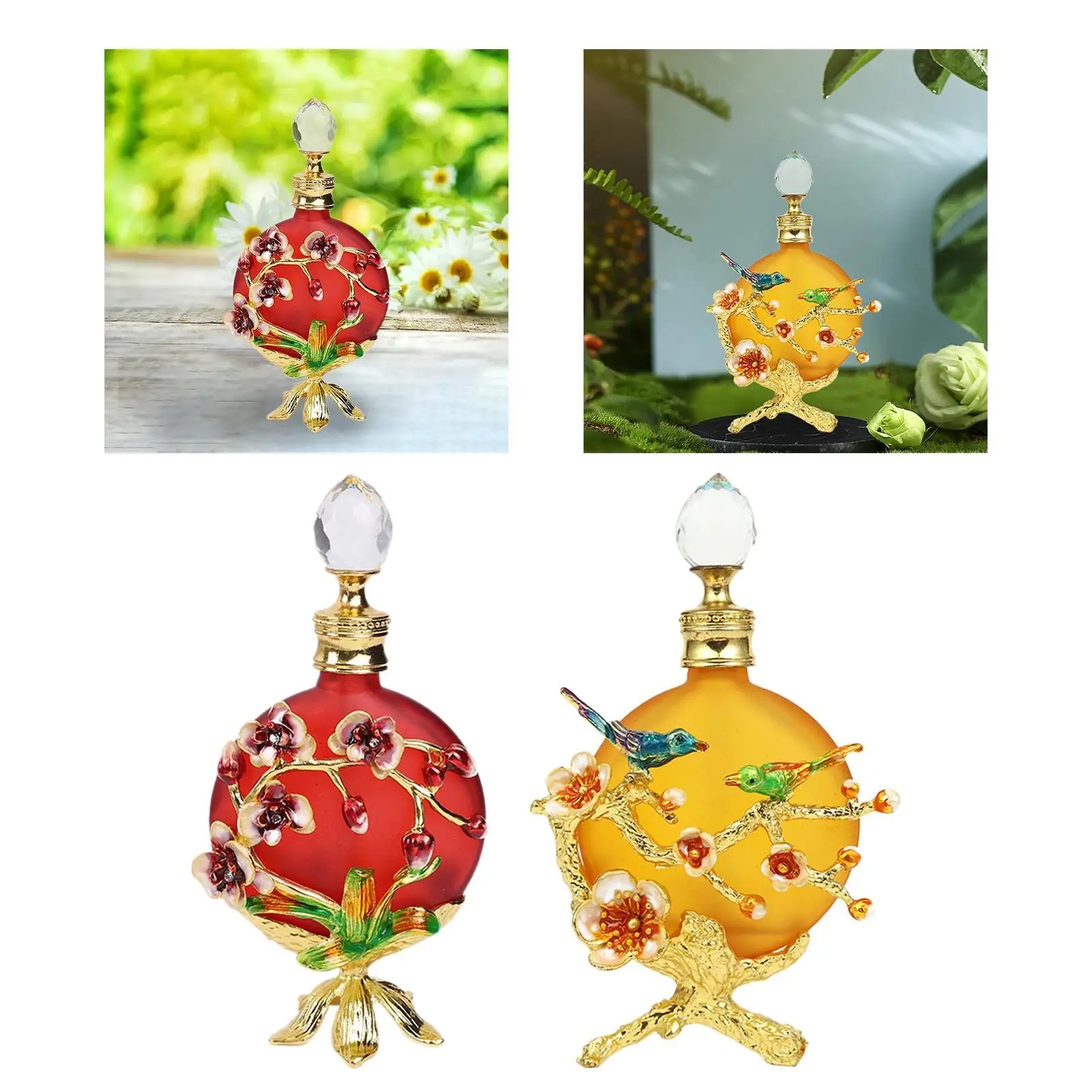 زجاجة عطر زجاجية 30 مل 30 مل هدية للأم زجاجة عطر فارغة قابلة لإعادة الملء