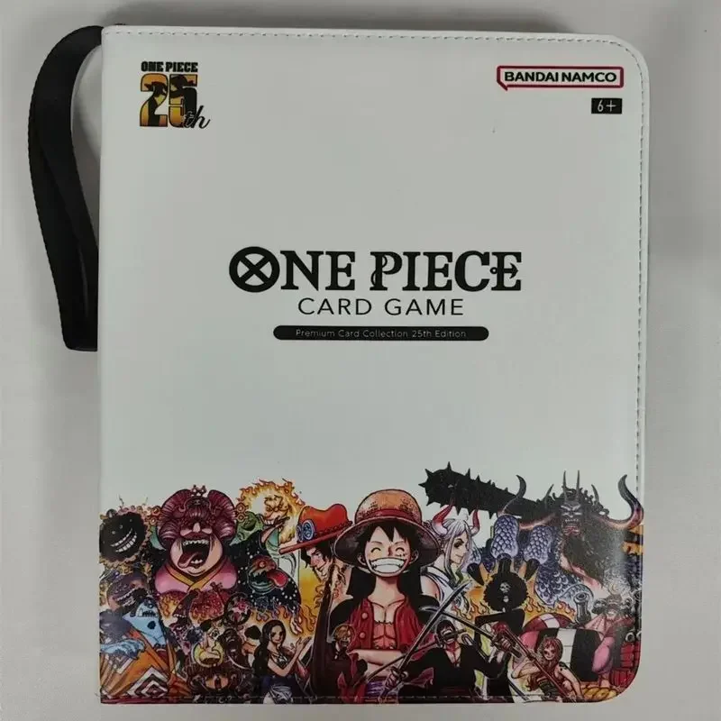 New Listed One Piece Cartoon Anime Battle Card Booklet Zipper Binder Card Holder Card Cas Vmax Game Card Collection Gifts Toys