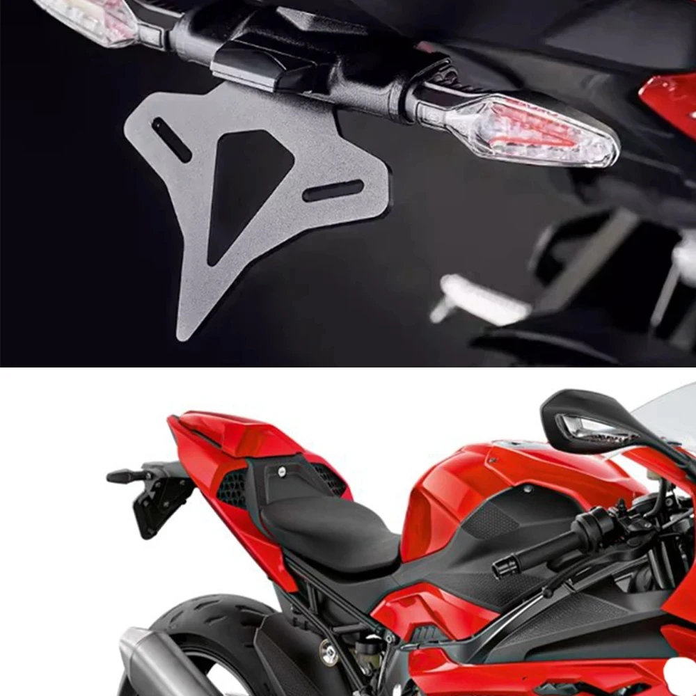 Motorcycle short Tail Mount License Plate Bracket Rear Bracket Accessories For BMW S1000RR 2019-2022 S1000R/M1000RR 2021-2023