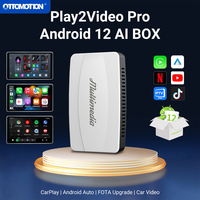 OTTOMOTION Android Ai Box Wireless CarPlay Android Auto Adapter Built in Youtube Netflix Tik Tok IPTV for Car with Wired Carplay