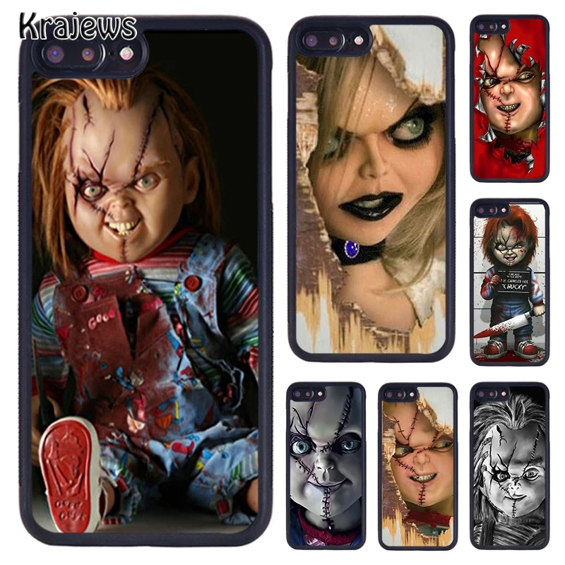 Krajews Charles Lee Ray Chucky Doll phone Case For iPhone 16 15 14 Plus 11 12 mini 13 Pro XR XS Max cover coque