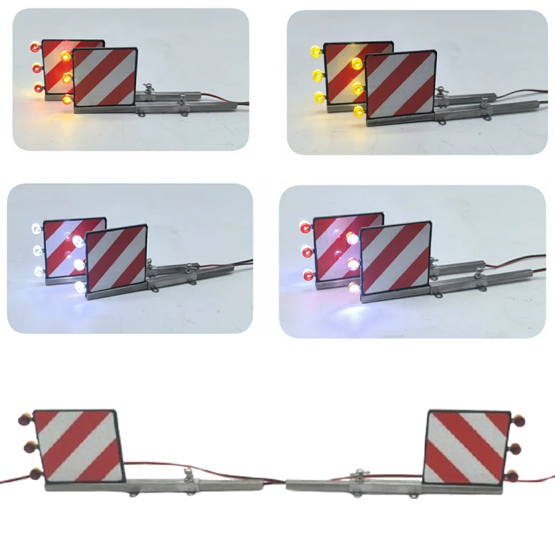 

LED Warning Sign Light for 1/14 Tamiya RC Truck Car Scania 770s Volvo Benz Diy Parts Toys