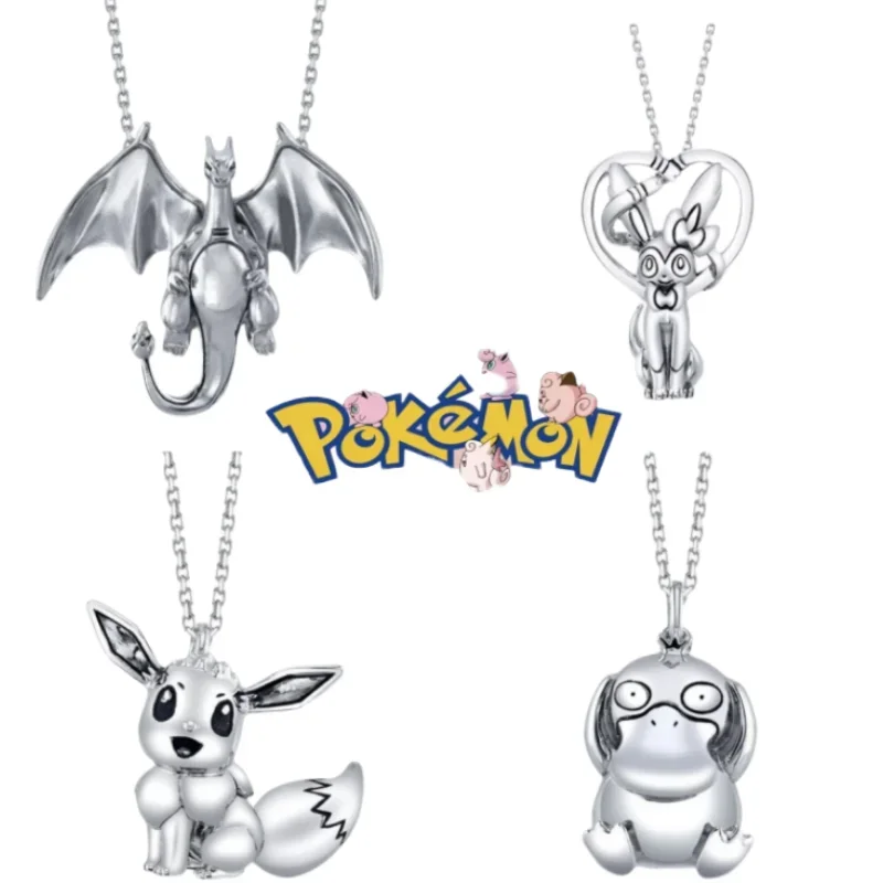 New Pokemon Hit, Charizard Eevee Psyduck, Cartoon, Anime, Fashion Trends, Men, Women, Necklaces, Pendants, Peripherals, Gifts