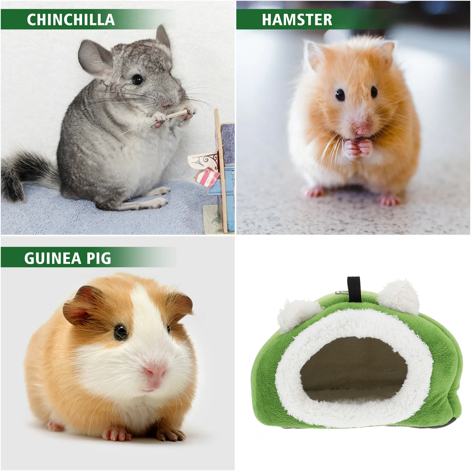 

1Pcs Hamster Warm Nest Pet Bed House Compact Design for Small Pets Winter Rest Sleep Play Hideout Hamster House