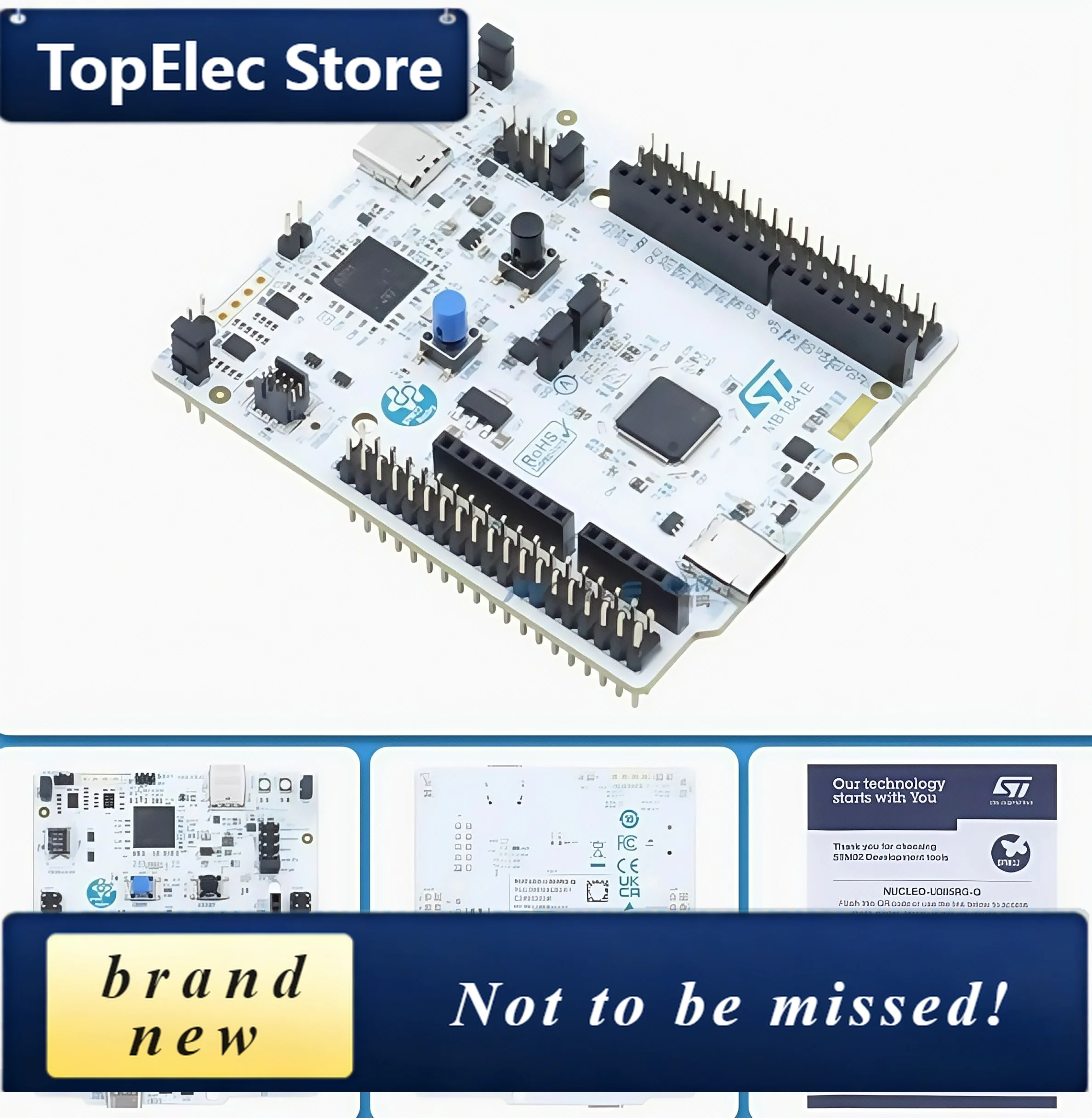 TopElec NUCLEO-U385RG-Q STM32 Nucleo-64 Development Board STM32U385RGT6Q