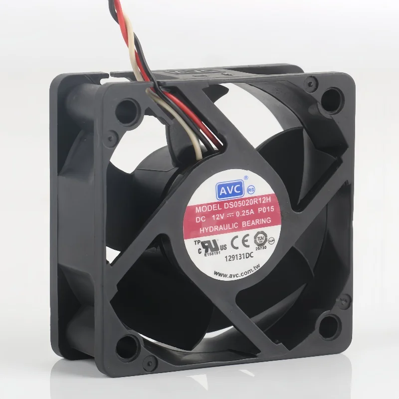 Case fan Original AVCDS05020R12H DC12V 0.25A four-wire PWM speed-regulating silent cooling fan 5CM 5020 50*50*20MM