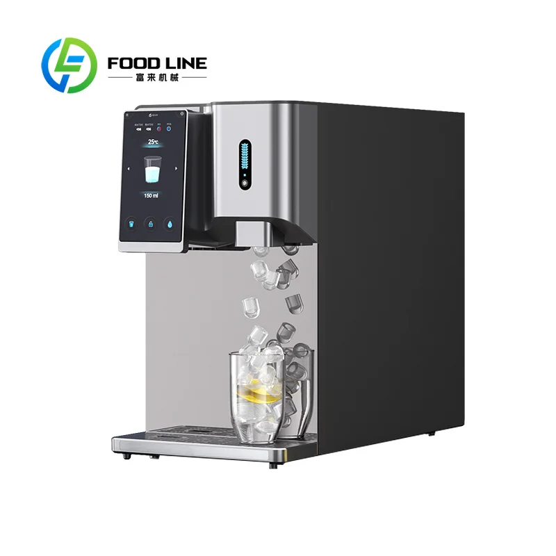 Customized automatic water dispenser/ice maker with built-in water tank, suitable for homes, office and hotels, tankless design.