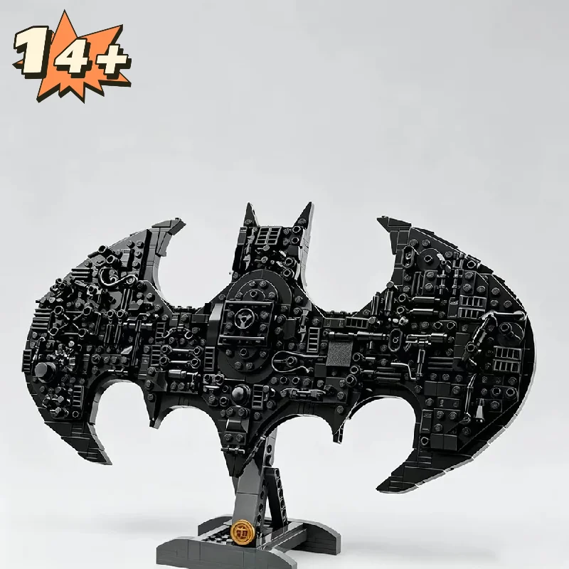 2026 New 678pcs Mask Emblem Building Blocks Set  3d Wall Decor Display Model Stem DIY Toys For Adults Birthday Holiday Gifts