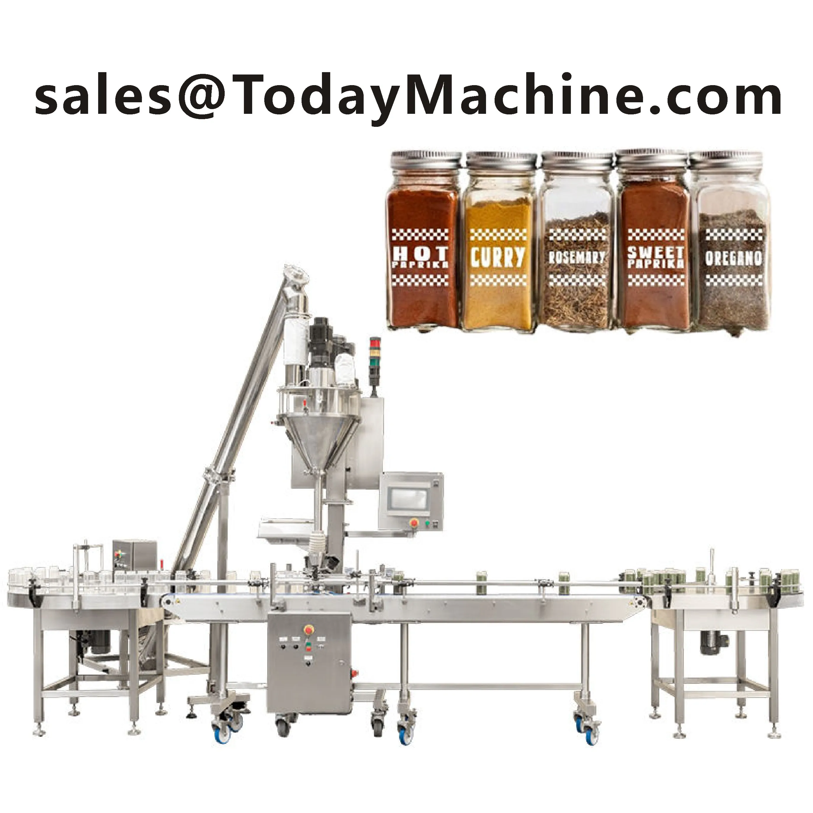 Auger Powder Filling Machine for Milk Powder Infant Formula Cosmetics Weighing Dosing Bottle Bag Tin Packing Line 220V