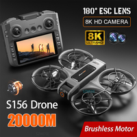 ZLL Professional S156 Drone 8k HD Dual Cameras 5g Wifi FPV Brushless Motors Optical Flow Hover Obstacle Avoidance Quadcopter Toy