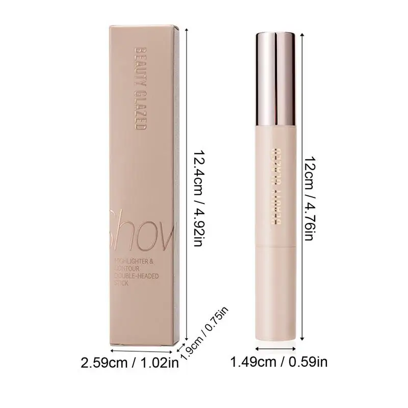 Crema Contour Stick Blendable Creamy Bronzer Waterproof Face Concealer Pen Bronzer Stick Face Makeup Stick per ragazze donne