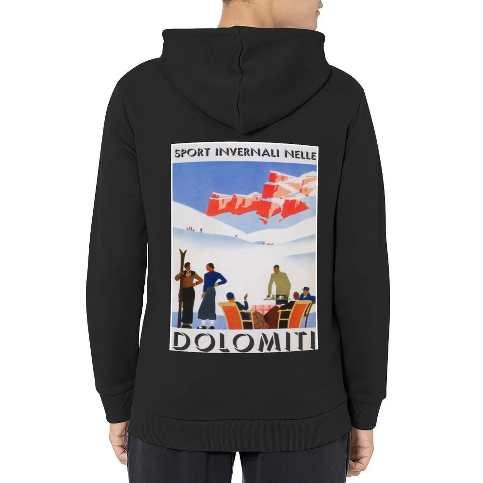

Dolomites, Italy Vintage Travel Poster Hoodie autumn clothes mens clothes men's sweat-shirt fashion men anime hoodie