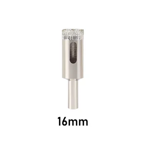 Glass drill plating hole opener 10 pcs 6-30mm Diamond coated positioning Reamer Broca Set Serra Kit Marble ceramic tile 8 Main Sales Diamond Cup for Porcelain - №5