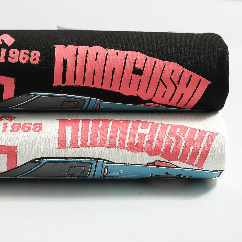 Magliette a maniche corte da donna da uomo Street Harajuku Tees Y2k abbigliamento indossare maglietta maglietta estiva maglietta Hip Hop Cartoon Retro Car