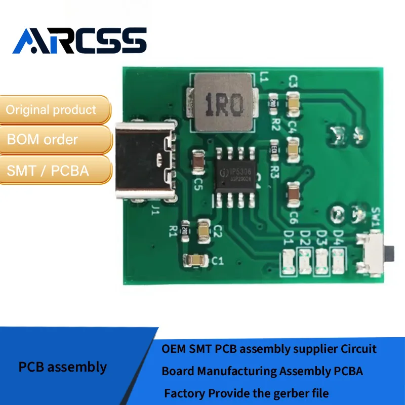 

OEM SMT PCB assembly supplier Circuit Board Manufacturing Assembly PCBA Factory Provide the gerber file