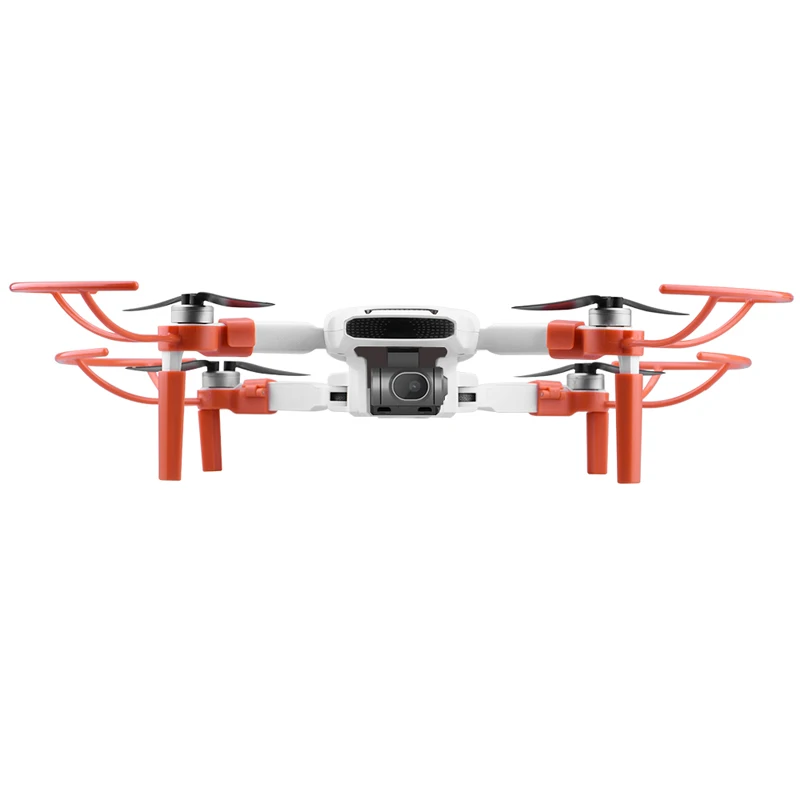 Couvercle de Protection de lame, protecteur d'hélice Anti-Collision et train d'atterrissage augmenté pour MINI Drone X8, Orange, meilleure vente