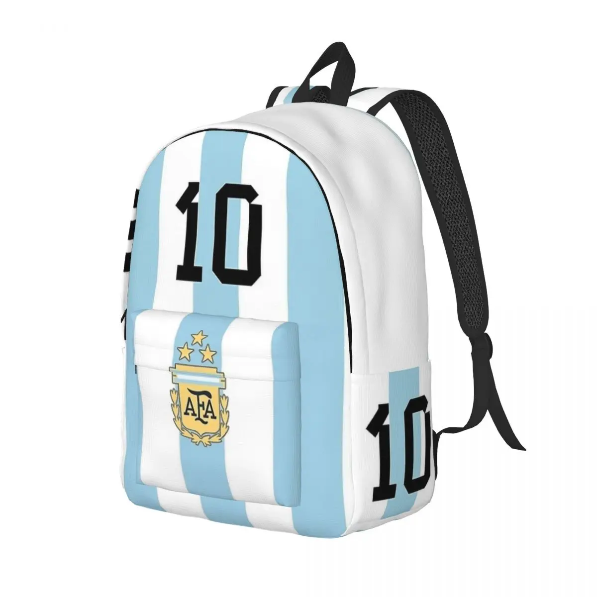 Argentina Famouse Football Backpack Student Schoolbag Business Soccer Lover Footballer Daypack for Men Women Laptop Canvas Bags