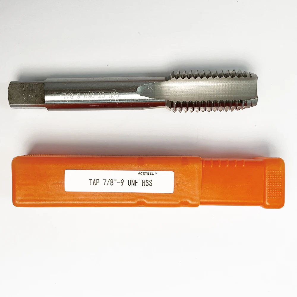 

HUAZHICHUN 1PC Tap 7/8"-9 UNF HSS Metric Thread Tap