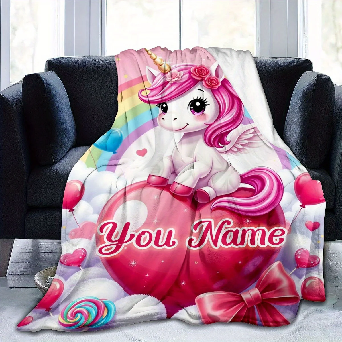 1. بطانية ألبكة من الفلانيل بنمط الرسوم المتحركة ماي ليتل بوني، مناسبة للفتيات والكبار، يمكن استخدامها كهدية عيد ميلاد #2