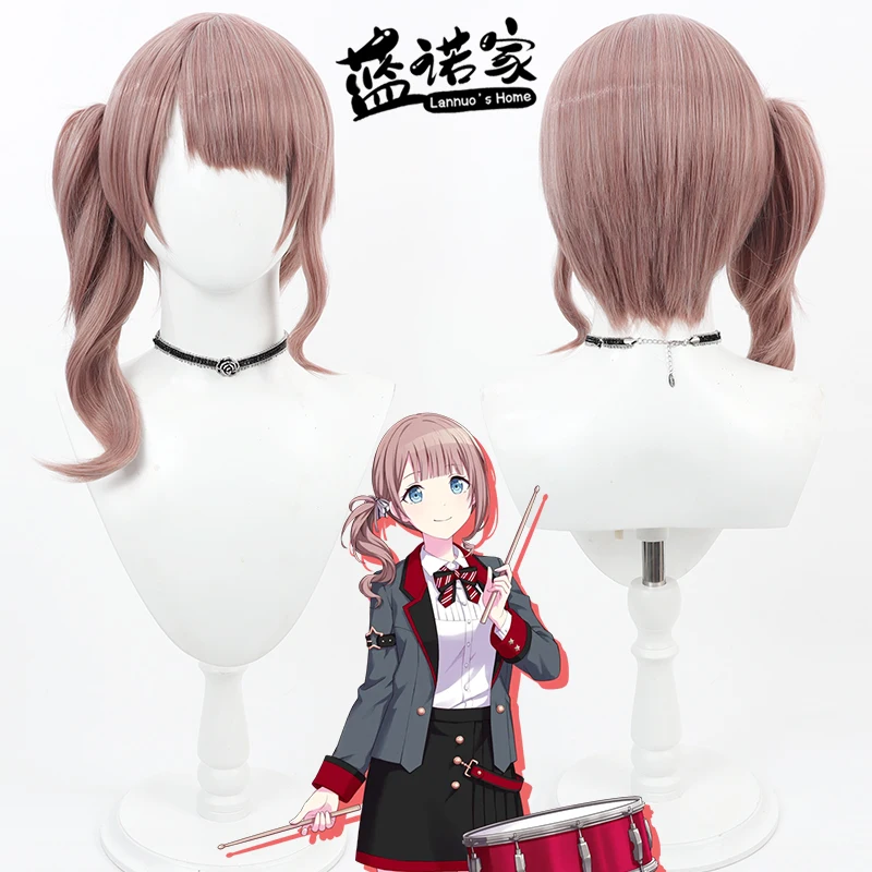 

Аниме Honami Mochizuki Cos, парик для косплея, Хэллоуин, карнавал, реквизит для вечеринки, синтетические волосы, термостойкое волокно + шапочка для парика