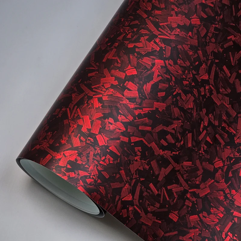 Hochglänzende Schwarze Gold Silber Rote Geschmiedete Carbonfaser Auto-Aufkleber Aufkleber für die Motorhaube Selbstklebende Vinylfolie für Auto-Sticker – Detail 9