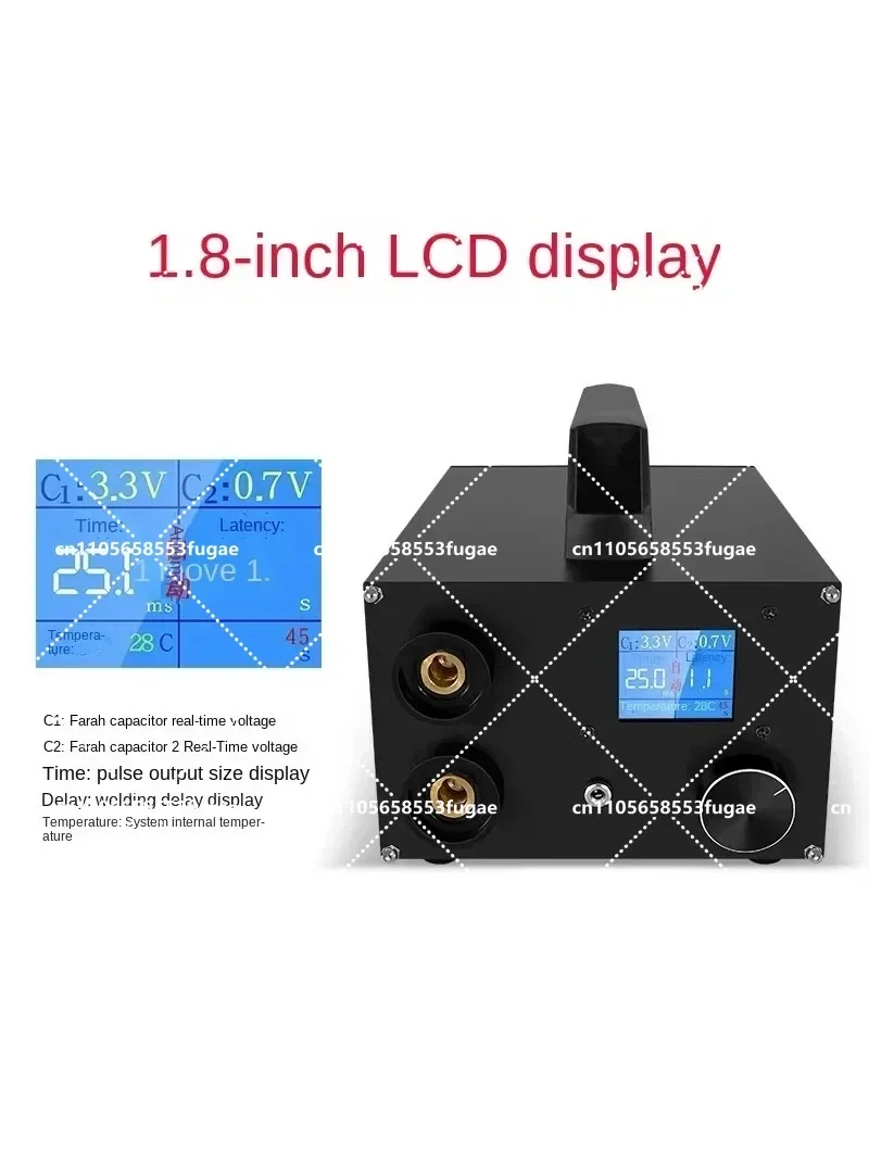 18650 Battery Spot Welding Machine 250 Gear Dual Capacitor Energy Storage Dual Pulse Welding for 0.3mm Nickel Sheet
