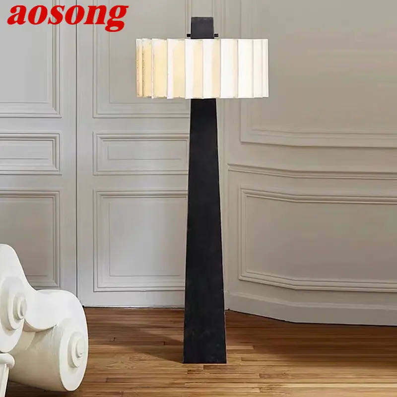 AOSONG Contemporary Floor Lamps LED Nordic Fashion Simple Design Standing Light for Home Living Room Bedroom Decor