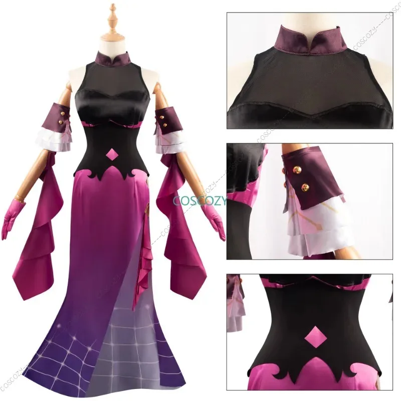 Сиси 2233Game Honkai Star Rail Concert Косплей Костюм Парик Комплект Игра Новый Наряд Кафка Длинное Платье Конвенция Комикс C