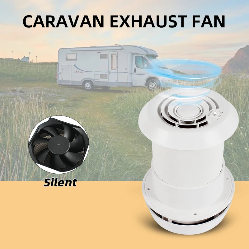 TYTXRV OEM 24V Camper Trailer Motor Grille A/C Air Register Vent Witte Paddestoel Hoofd Dak Plafond Vent voor Camper Accessoires