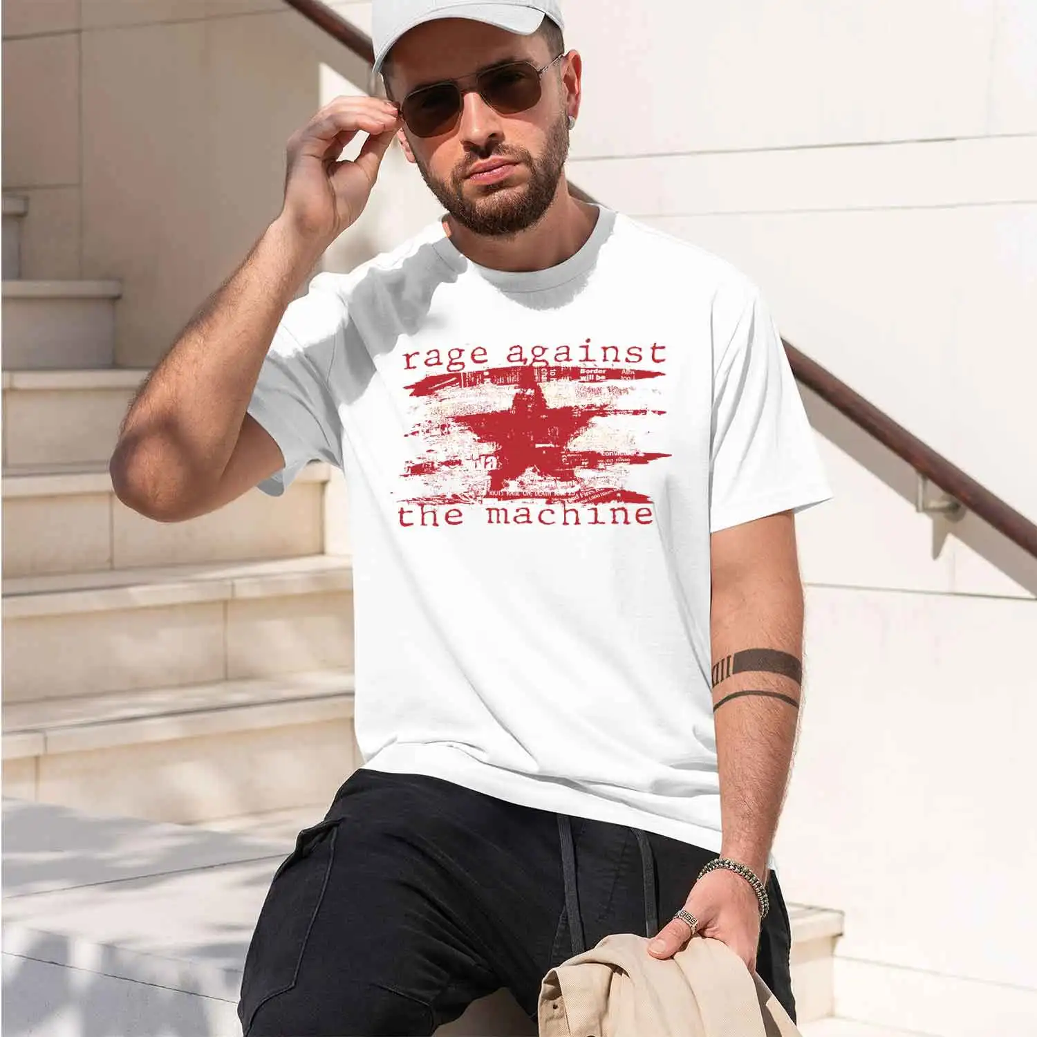 Rage Against the Maine newspaper 2026 New Model Men’s Short-sleeve crewneck T-Shirt Classic Casual Multiple Colors and Sizes for