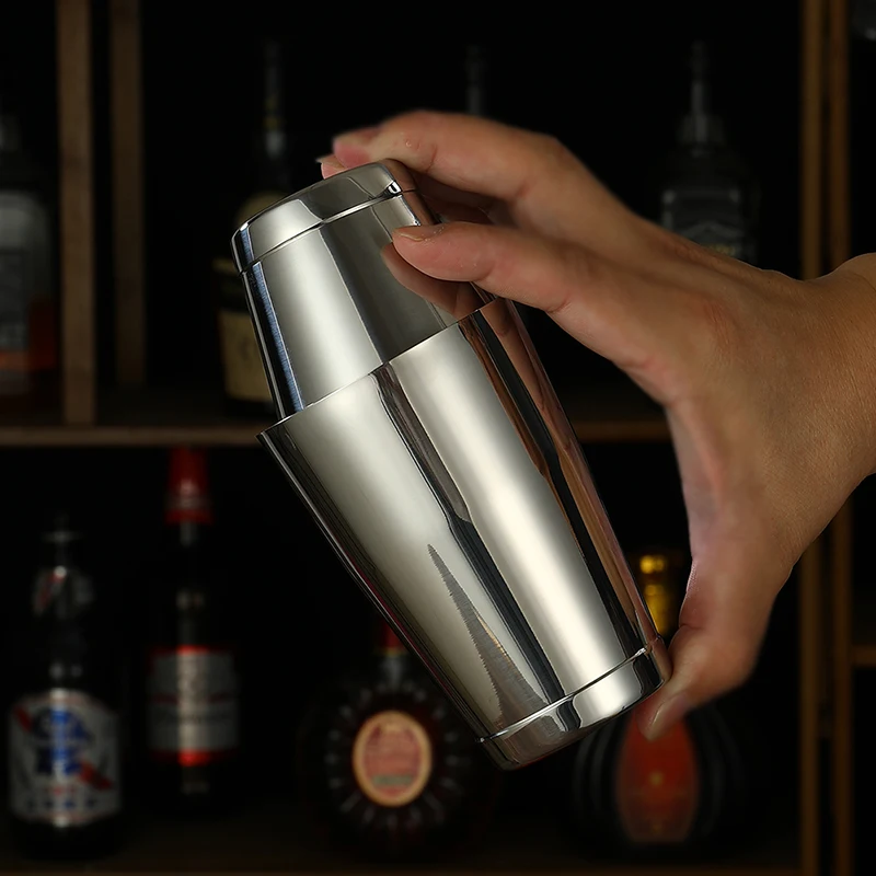 420ml Mini Cocktail Shaker Set: Two-Piece Pro Boston Shaker Set,Martini Drink Shaker made from Stainless Steel 304