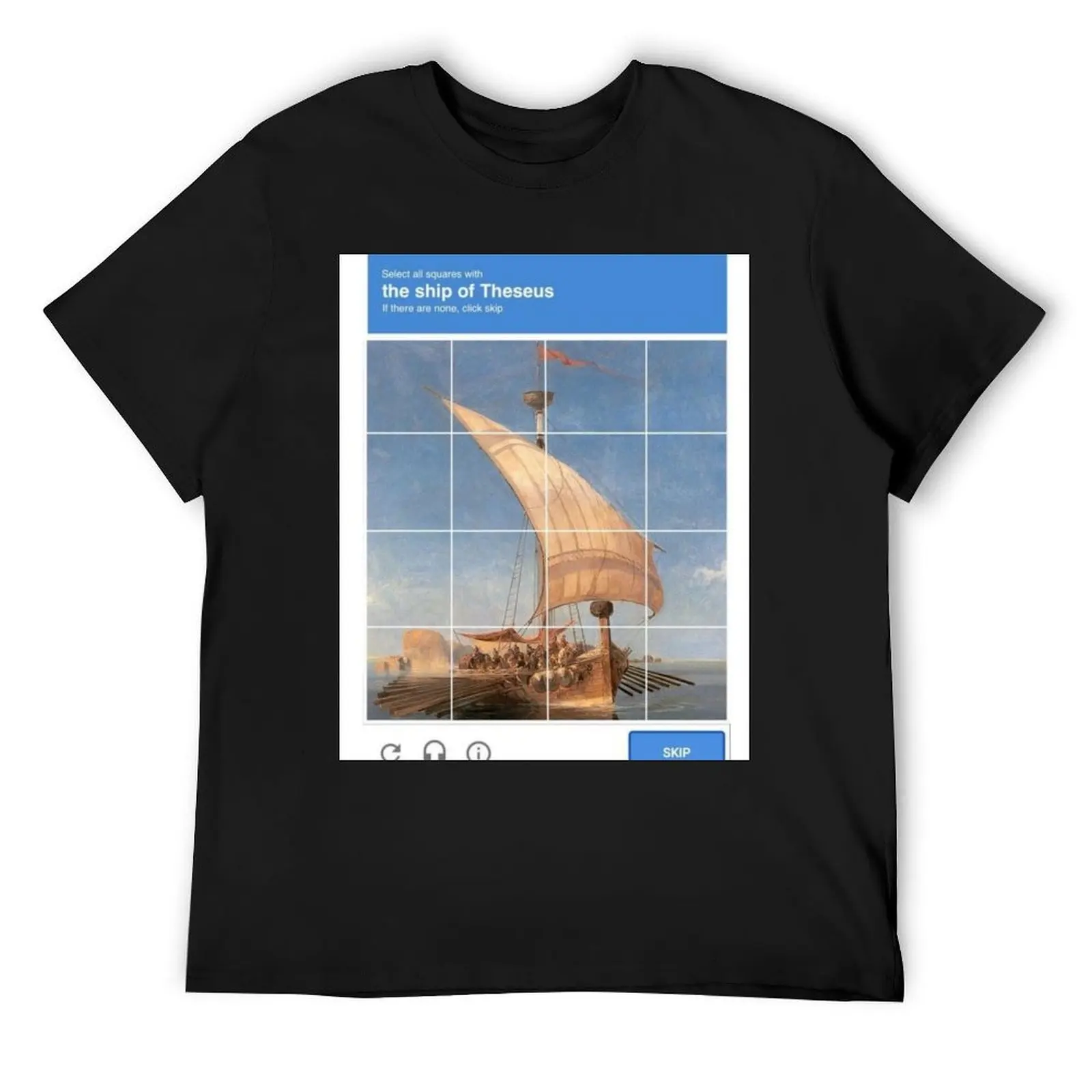 The ship of theseus T-Shirt rapper graphic tees blacks man clothes cheap stuff mens graphic t-shirts