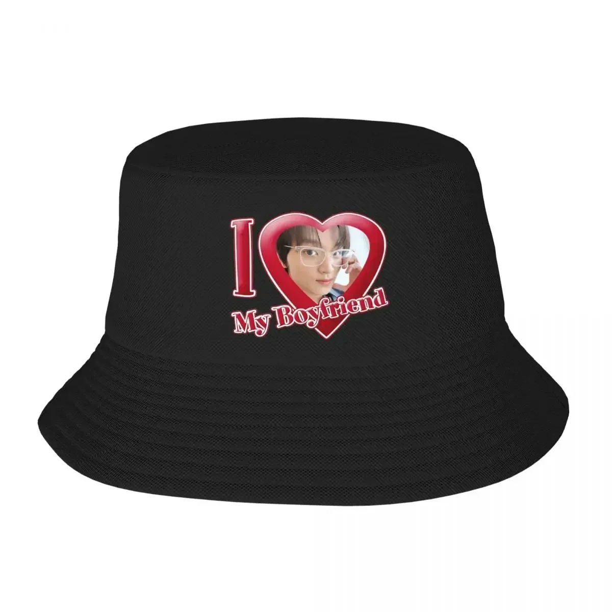 

NCT Haechan I Love My Boyfriend Bucket Hats Panama For Kids Bob Autumn Fisherman Summer Beach Fishing Unisex Caps