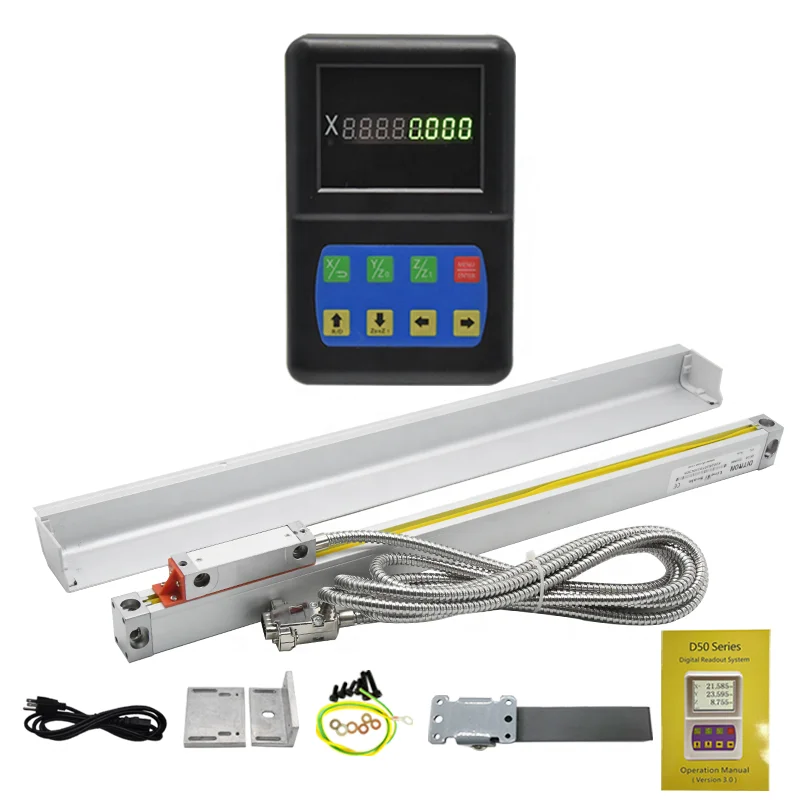 Dro Digital Readout Sino 1Axis/2 Axis/3 Axis with High Precision Linear Scale Optical Grating Ruler