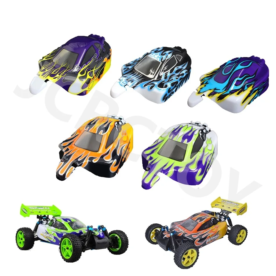 

RC PVC Buggy Body Shell w/Sticker For 1/10 HSP 94106 94107 94166 PRO Off-road Buggy Car Upgrade Parts