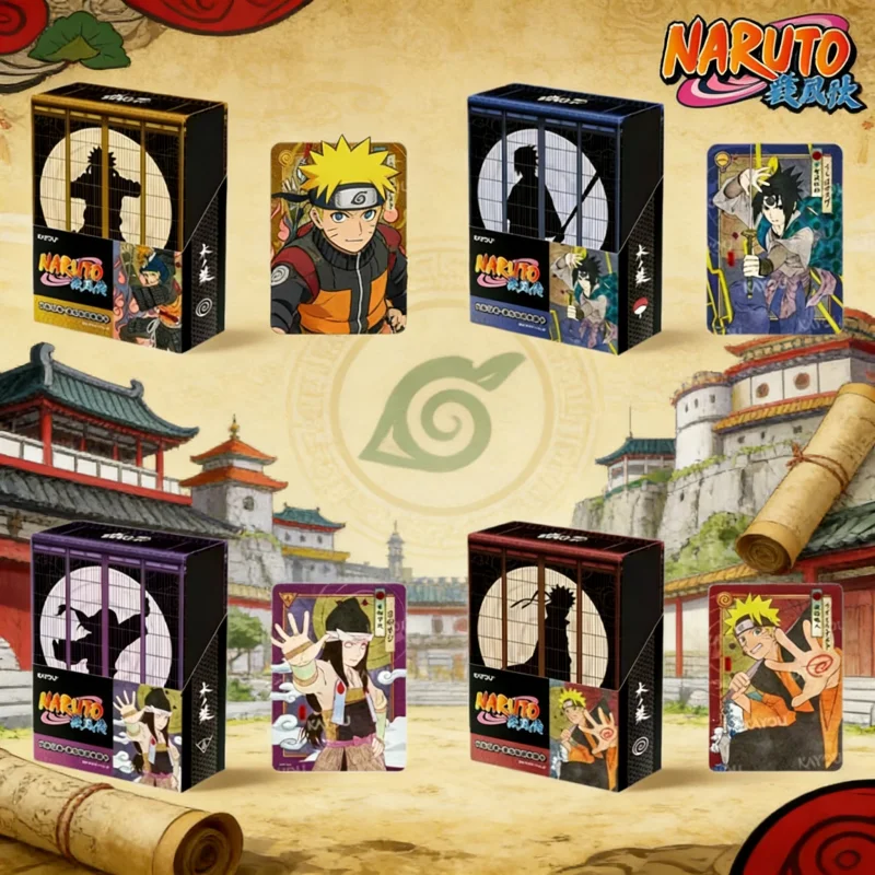

New Genuine Kayou Naruto Legend of the Heroes Card Box Naruto Uzumaki Collection Card Anime The Tale Of Heroes Case Card Gifts