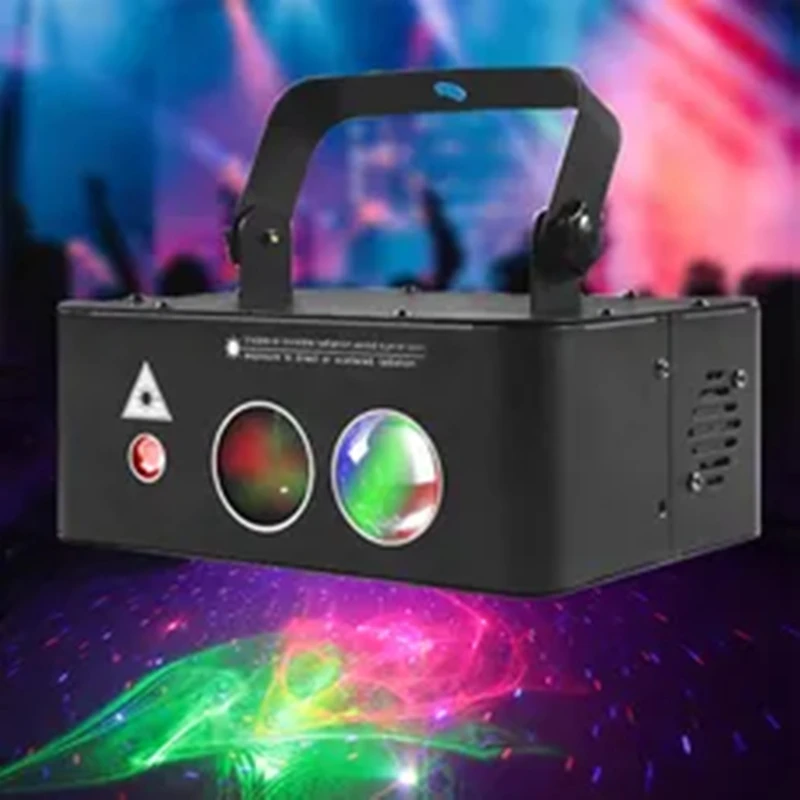 DJ Party Light Starry Sky RGB Aurora Starry Star Water Wave 3in1 Laser Light Projector Dmx512 light BAR Club Show