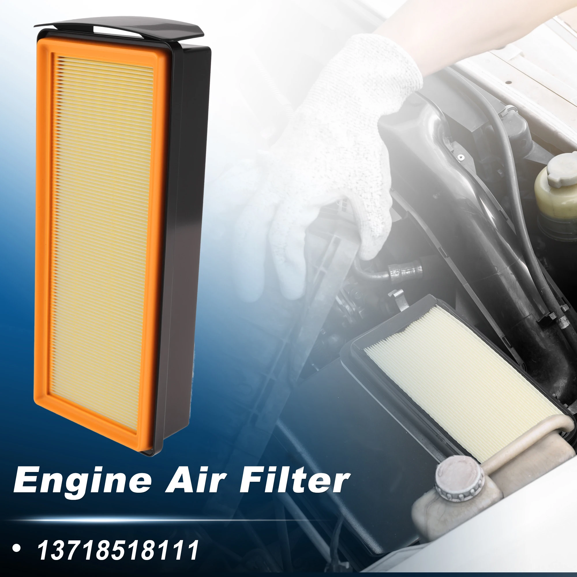 X Autohaux Car Engine Air Filter for BMW F10 535d 3.0L 14-16