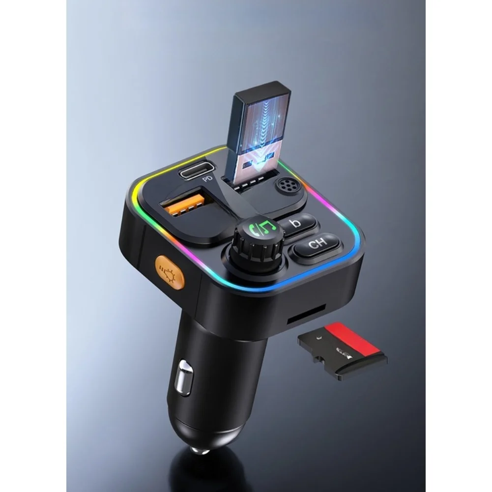 for qc3 for Fast Charging Wireless Car Adapter Wireless Connectivity For Drivers Supports TF Card 32GB MP3 WMA WAV FLAC for ape