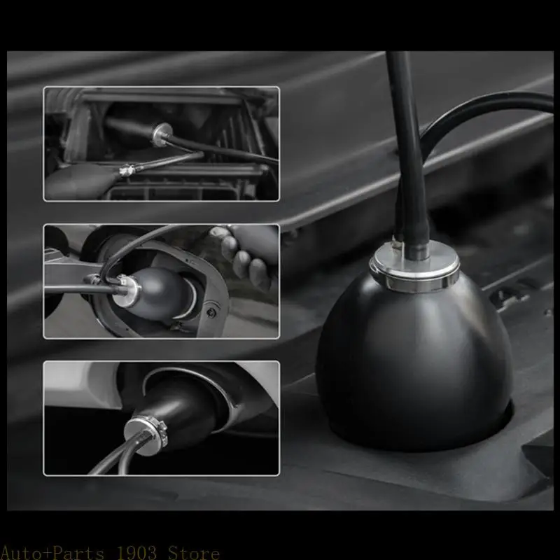 

Универсальный легкий впускной адаптер, дымовая машина, пузырь, автомобильный детектор утечки дыма, пузырьковый 12 В, диагностический тестер для автомобиля